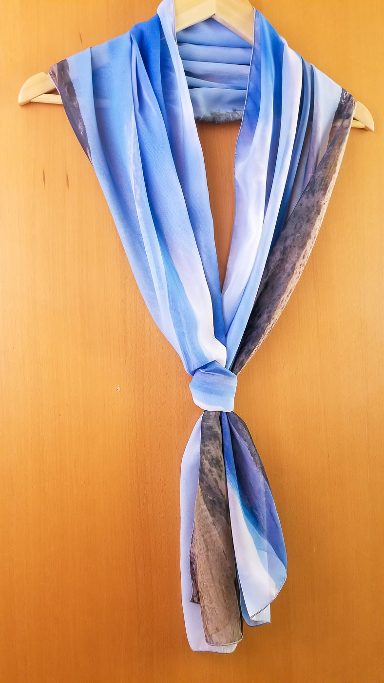 Summer Thunderstorm over Mono Lake - Long Scarf