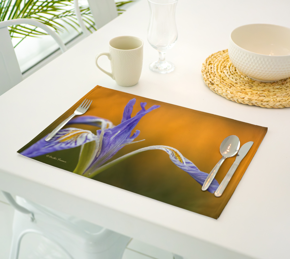 Wild Iris Wildflower at Alpenglow Placemat