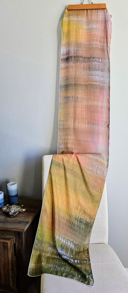 Sierra Fall Colors Reflection Long Scarf