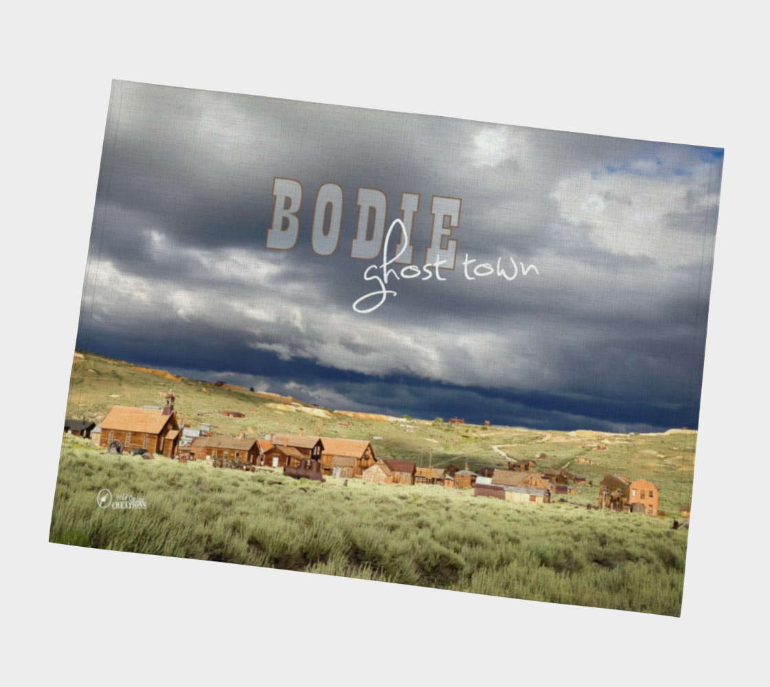 Stormy Bodie Ghost Town Overview Placemat