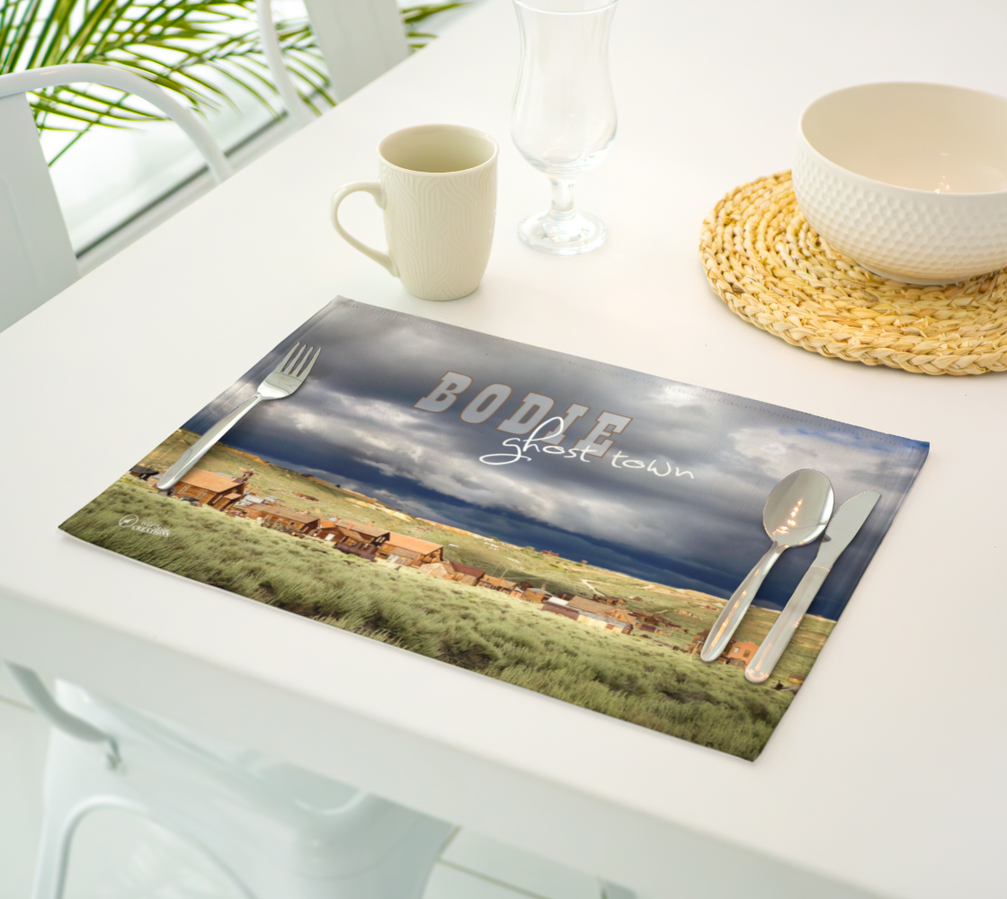 Stormy Bodie Ghost Town Overview Placemat