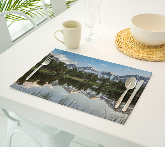 High Sierra Little Lakes Mirror Reflection Placemat