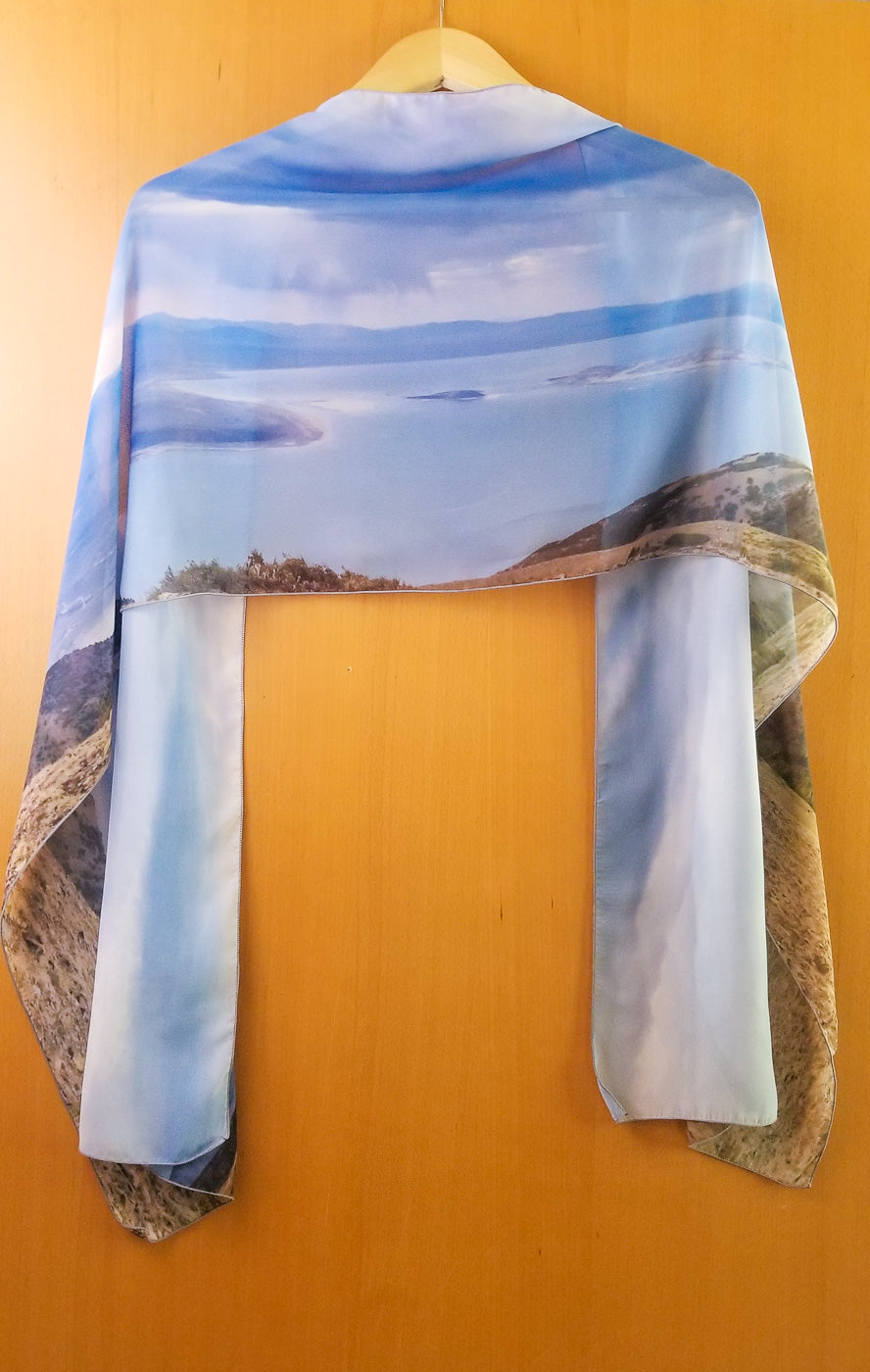 Summer Thunderstorm over Mono Lake - Long Scarf