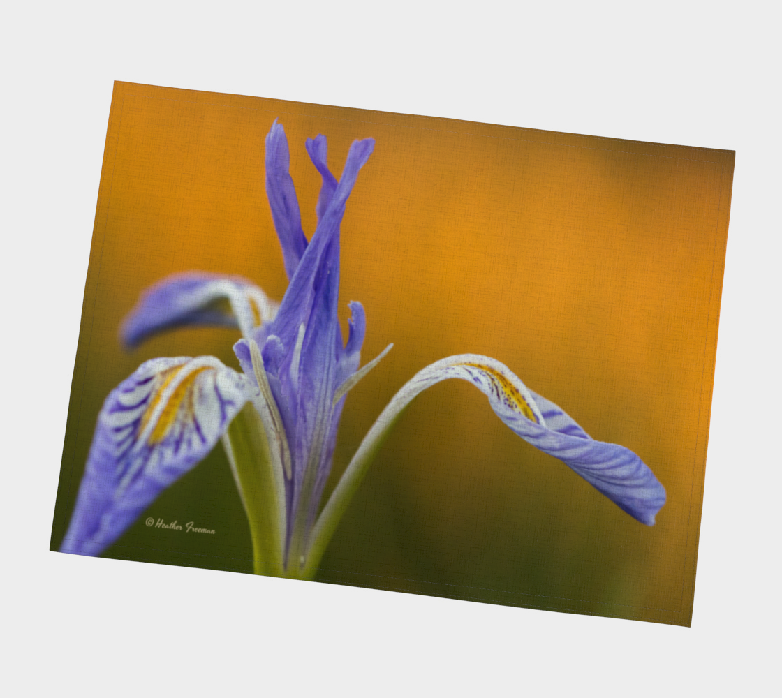 Wild Iris Wildflower at Alpenglow Placemat