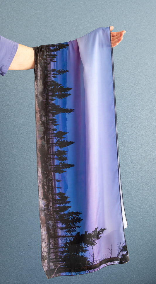 Mono Lake Sunset - Long Scarf