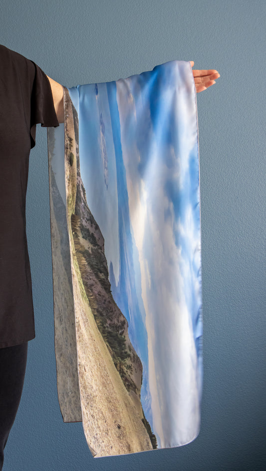 Summer Thunderstorm over Mono Lake - Long Scarf