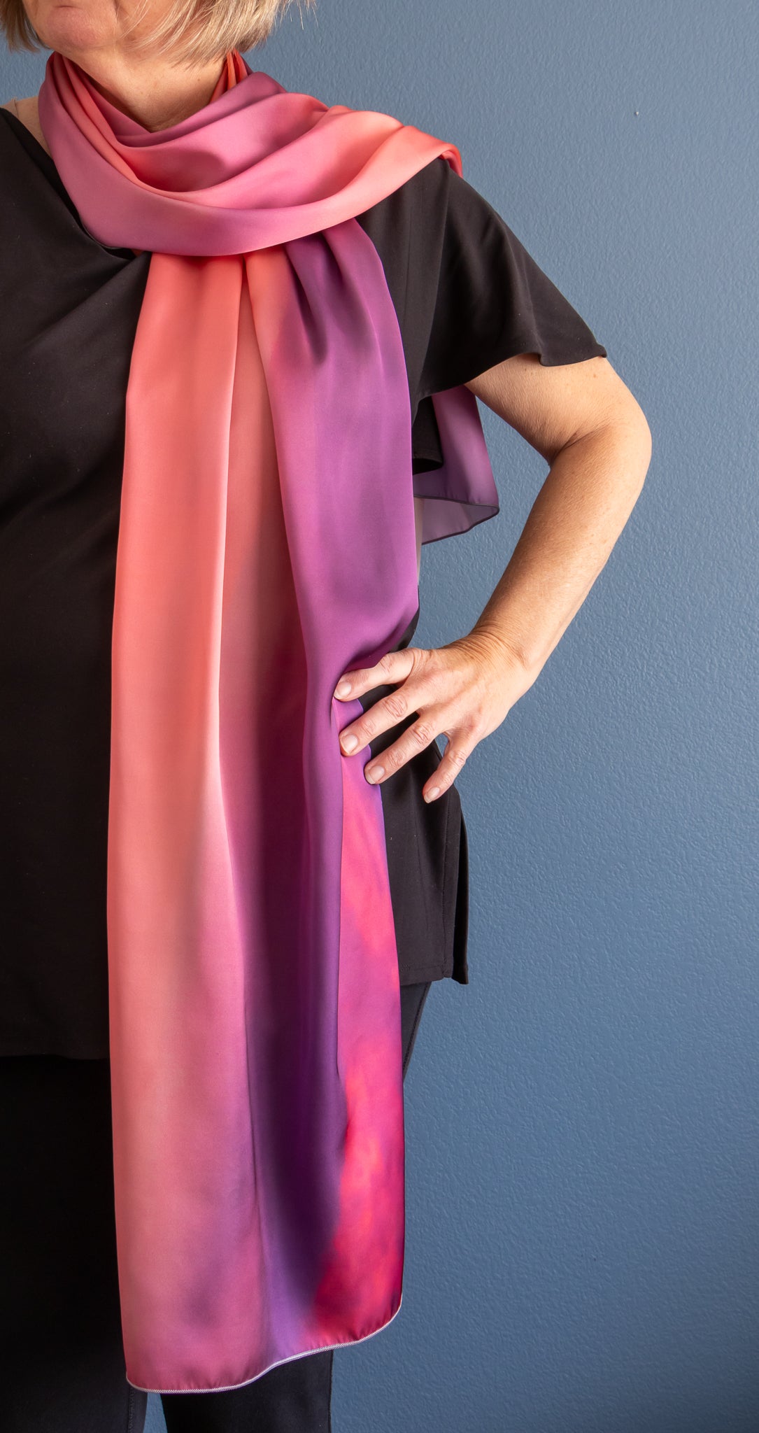 Sierra Wave Sunset Lenticular Clouds Long Scarf