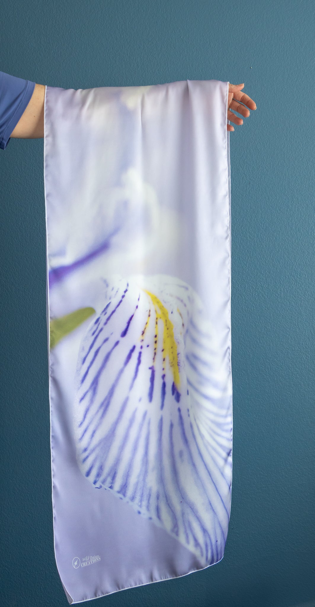 Soft Wild Iris Purple - Long Scarf