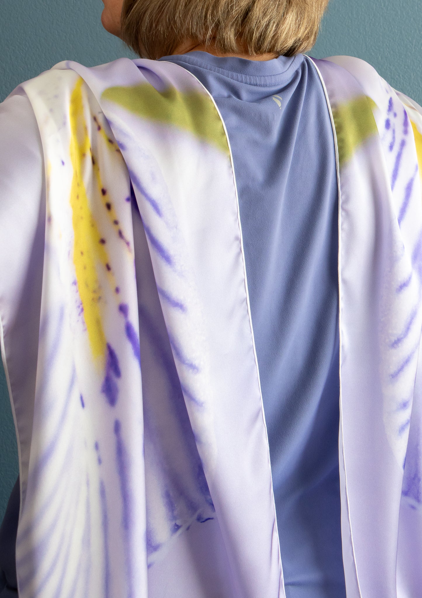 Soft Wild Iris Purple - Long Scarf